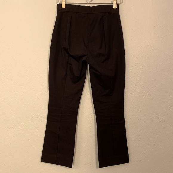 Everlane Womens Size 0 The Side-Zip Stretch Cotton Pant Black Work Trousers - Picture 4 of 13